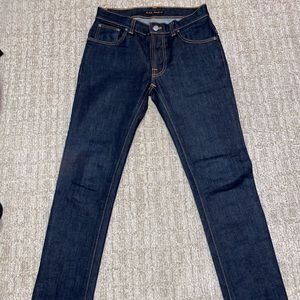 Nudie Jeans Dry Indigo Dips Thin Finn
